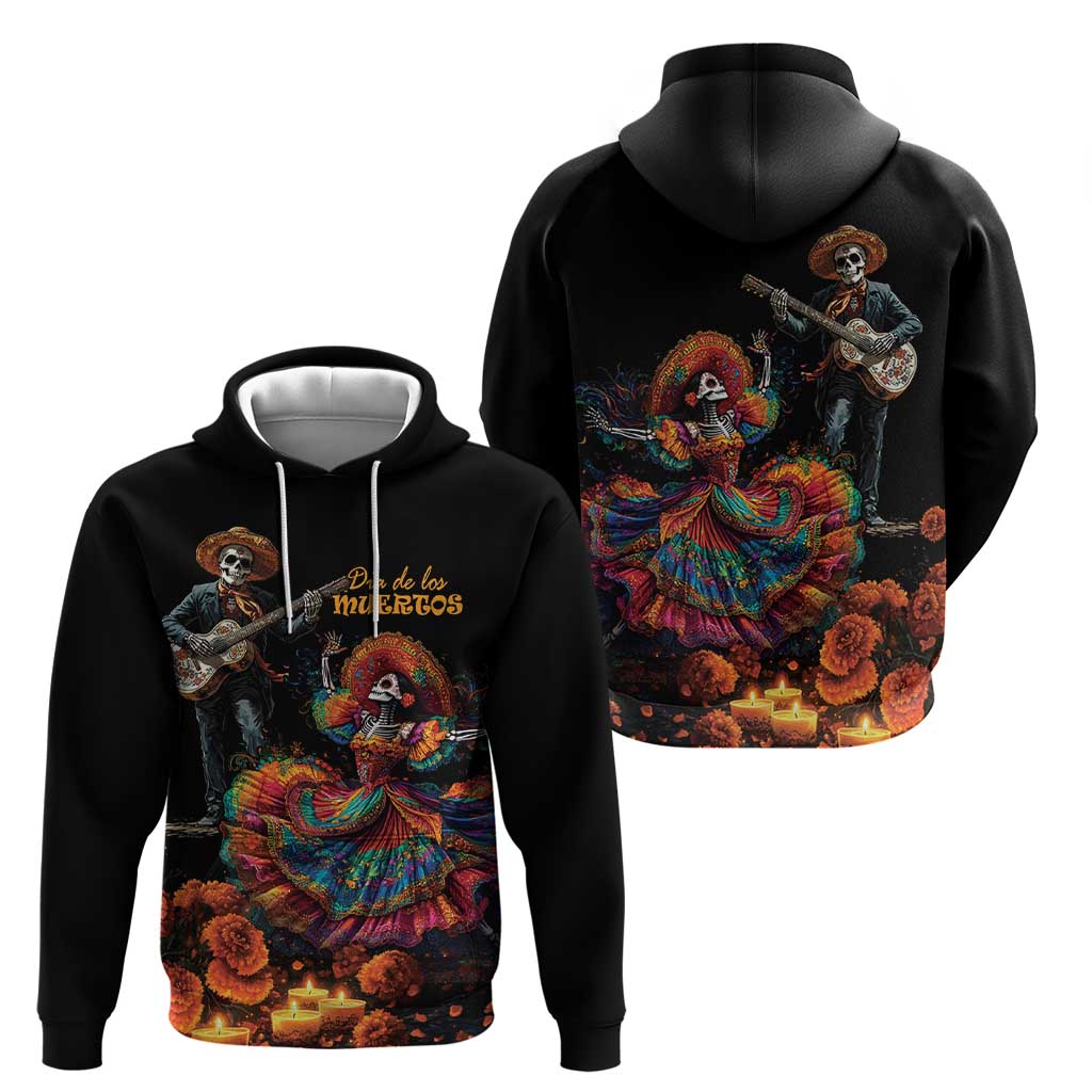Mexico Dia de los Muertos Zip Hoodie La Calavera Catrina - Wonder Print Shop