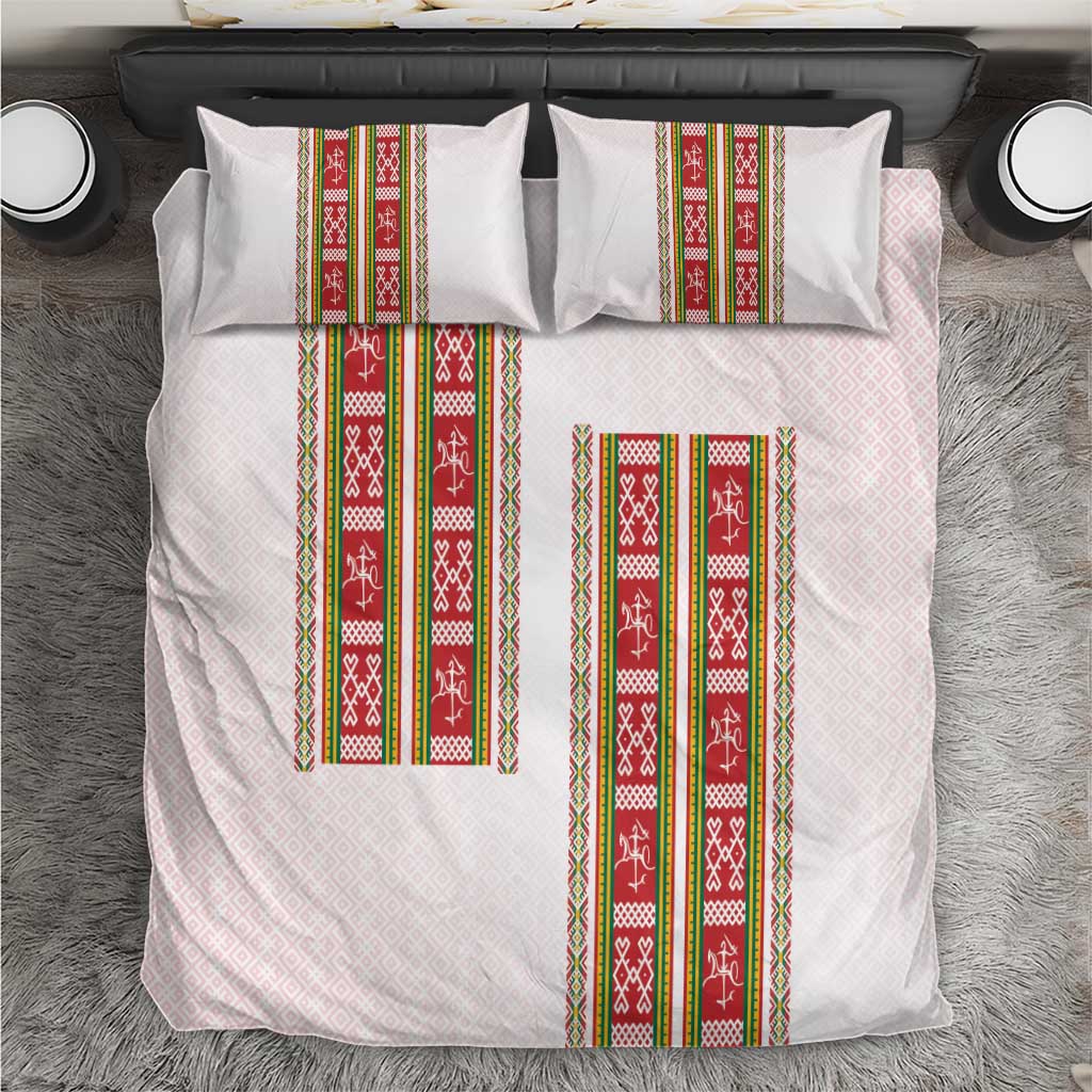 Lithuania Folk Pattern Vytis Motif Bedding Set