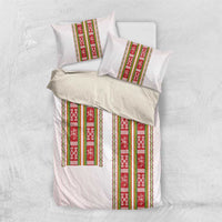 Lithuania Folk Pattern Vytis Motif Bedding Set