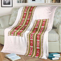 Lithuania Folk Pattern Vytis Motif Blanket