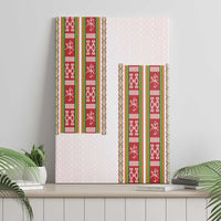 Lithuania Folk Pattern Vytis Motif Canvas Wall Art