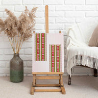 Lithuania Folk Pattern Vytis Motif Canvas Wall Art