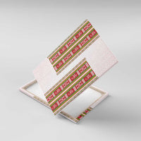 Lithuania Folk Pattern Vytis Motif Canvas Wall Art