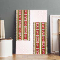 Lithuania Folk Pattern Vytis Motif Canvas Wall Art