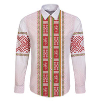 Lithuania Folk Pattern Vytis Motif Family Matching Short Sleeve Bodycon Dress and Hawaiian Shirt