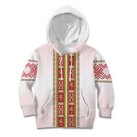 Lithuania Folk Pattern Vytis Motif Kid Hoodie