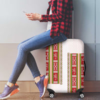 Lithuania Folk Pattern Vytis Motif Luggage Cover