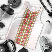 Lithuania Folk Pattern Vytis Motif Men Tank Top