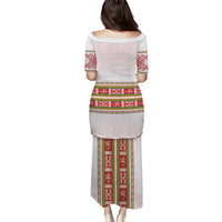 Lithuania Folk Pattern Vytis Motif Puletasi