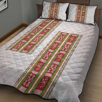 Lithuania Folk Pattern Vytis Motif Quilt Bed Set