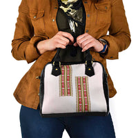 Lithuania Folk Pattern Vytis Motif Shoulder Handbag