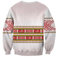 Lithuania Folk Pattern Vytis Motif Sweatshirt