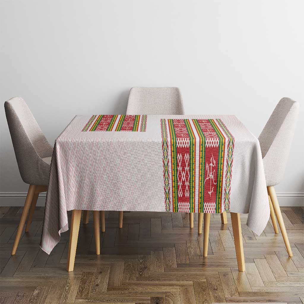 Lithuania Folk Pattern Vytis Motif Tablecloth