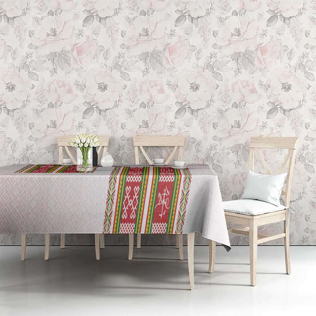 Lithuania Folk Pattern Vytis Motif Tablecloth