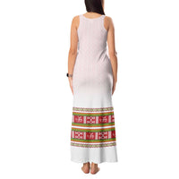 Lithuania Folk Pattern Vytis Motif Tank Maxi Dress