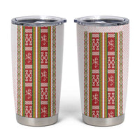 Lithuania Folk Pattern Vytis Motif Tumbler Cup