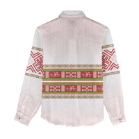 Lithuania Folk Pattern Vytis Motif Women Casual Shirt