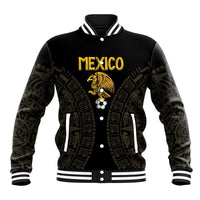 Mexico Football Custom Baseball Jacket Viva Mexicana Aztec Inspired