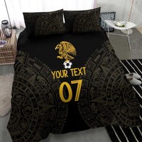 Mexico Football Custom Bedding Set Viva Mexicana Aztec Inspired