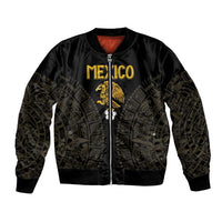 Mexico Football Custom Bomber Jacket Viva Mexicana Aztec Inspired