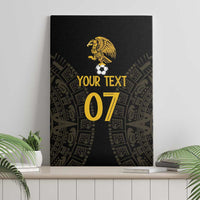 Mexico Football Custom Canvas Wall Art Viva Mexicana Aztec Inspired