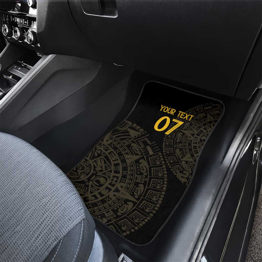 Mexico Football Custom Car Mats Viva Mexicana Aztec Inspired