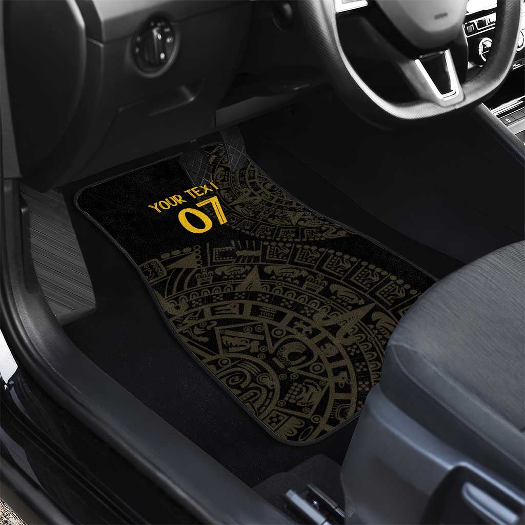 Mexico Football Custom Car Mats Viva Mexicana Aztec Inspired