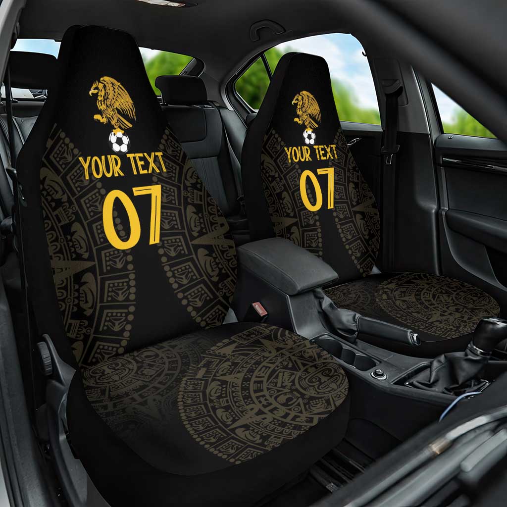 Mexico Football Custom Car Seat Cover Viva Mexicana Aztec Inspired