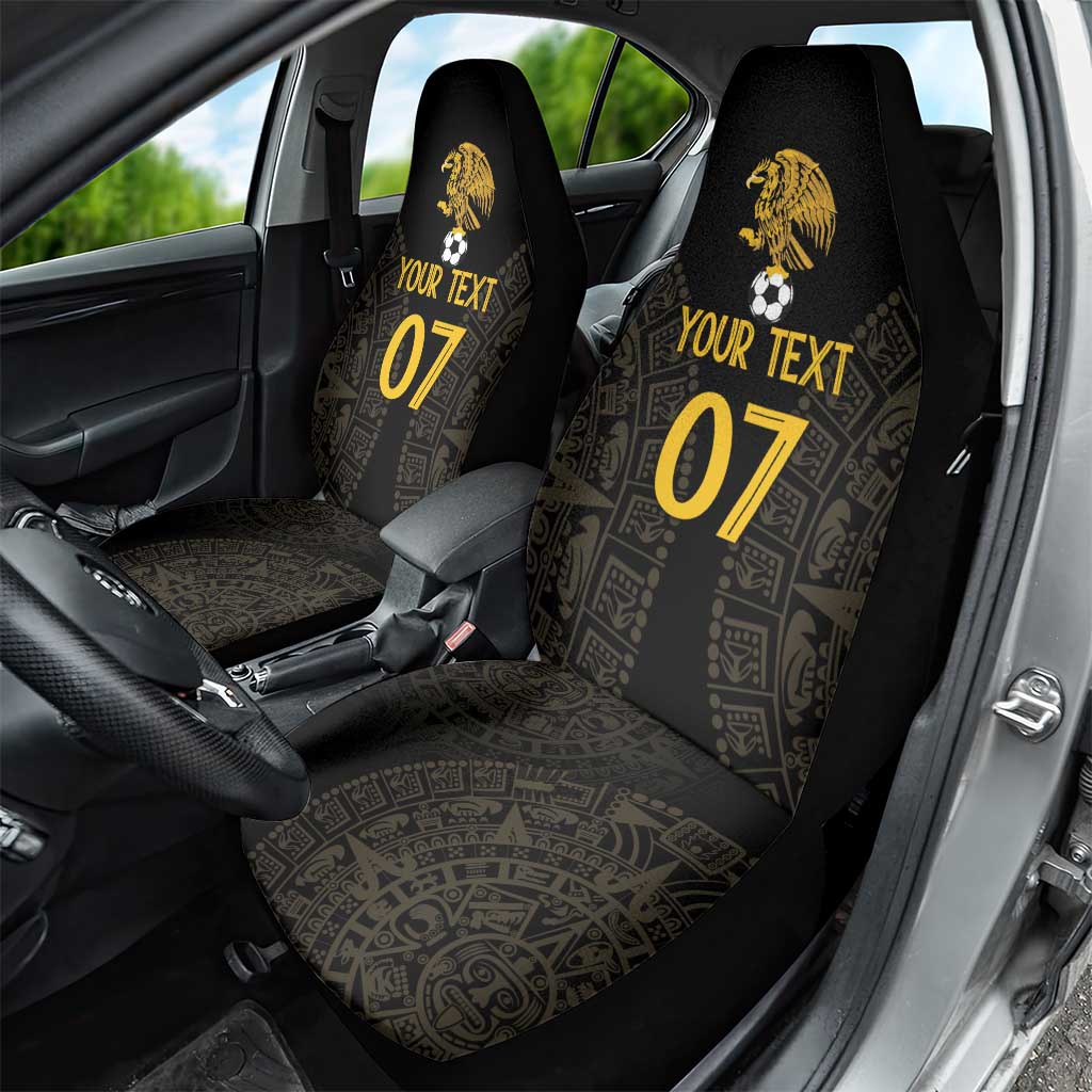 Mexico Football Custom Car Seat Cover Viva Mexicana Aztec Inspired