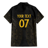 Mexico Football Custom Family Matching Mermaid Dress and Hawaiian Shirt Viva Mexicana Aztec Inspired