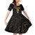 Mexico Football Custom Family Matching Off Shoulder Short Dress and Hawaiian Shirt Viva Mexicana Aztec Inspired
