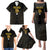 Mexico Football Custom Family Matching Puletasi and Hawaiian Shirt Viva Mexicana Aztec Inspired