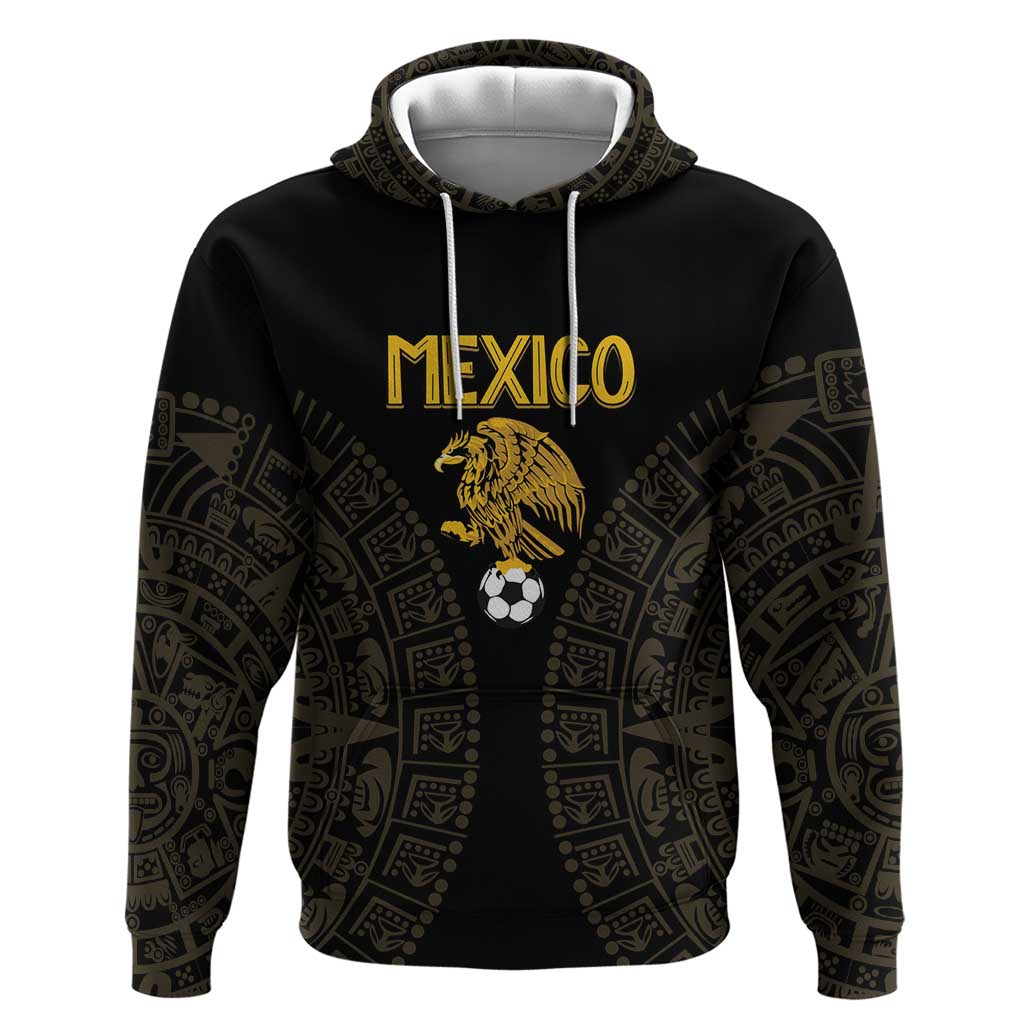 Mexico Football Custom Hoodie Viva Mexicana Aztec Inspired