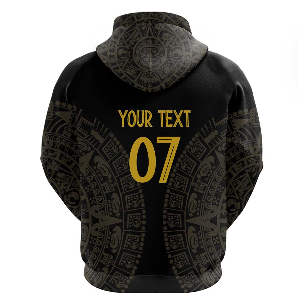 Mexico Football Custom Hoodie Viva Mexicana Aztec Inspired