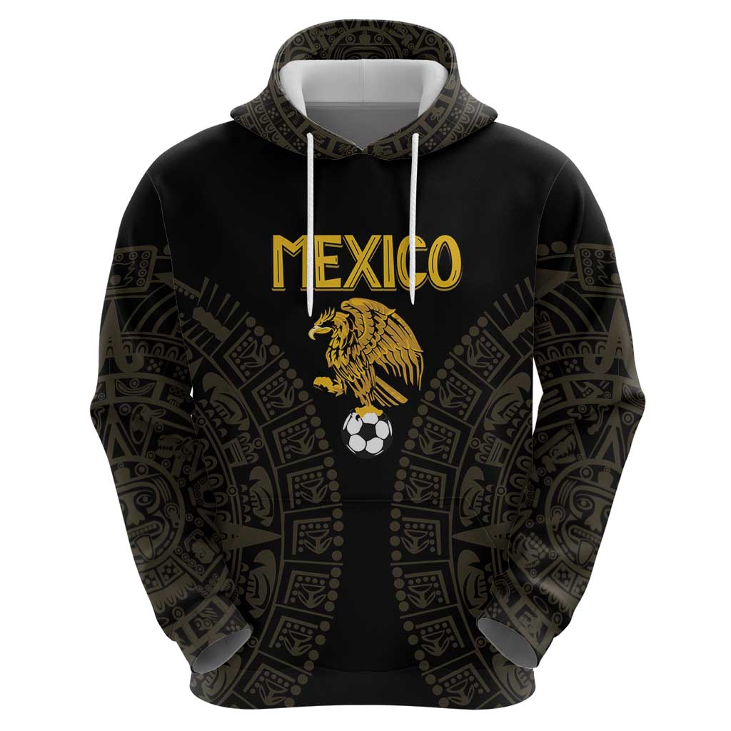 Mexico Football Custom Hoodie Viva Mexicana Aztec Inspired