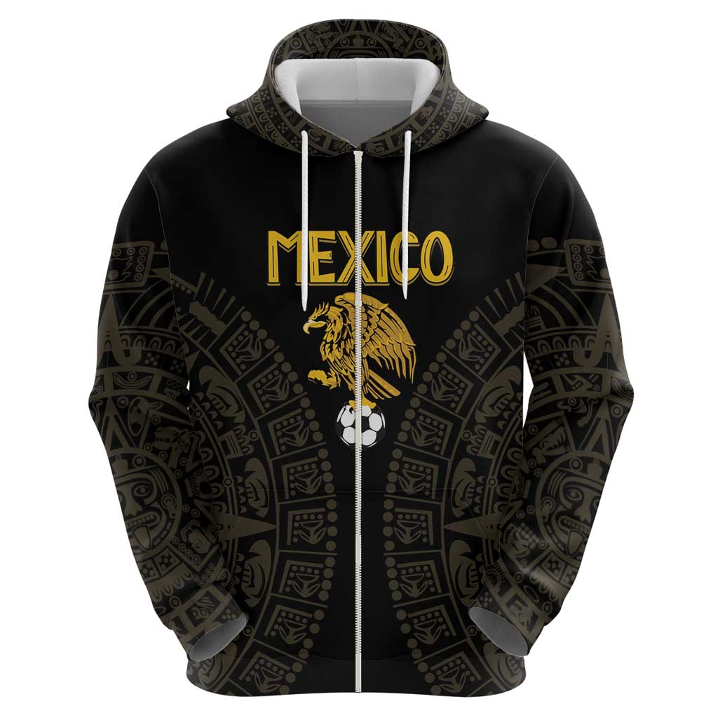 Mexico Football Custom Hoodie Viva Mexicana Aztec Inspired