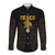 Mexico Football Custom Long Sleeve Button Shirt Viva Mexicana Aztec Inspired