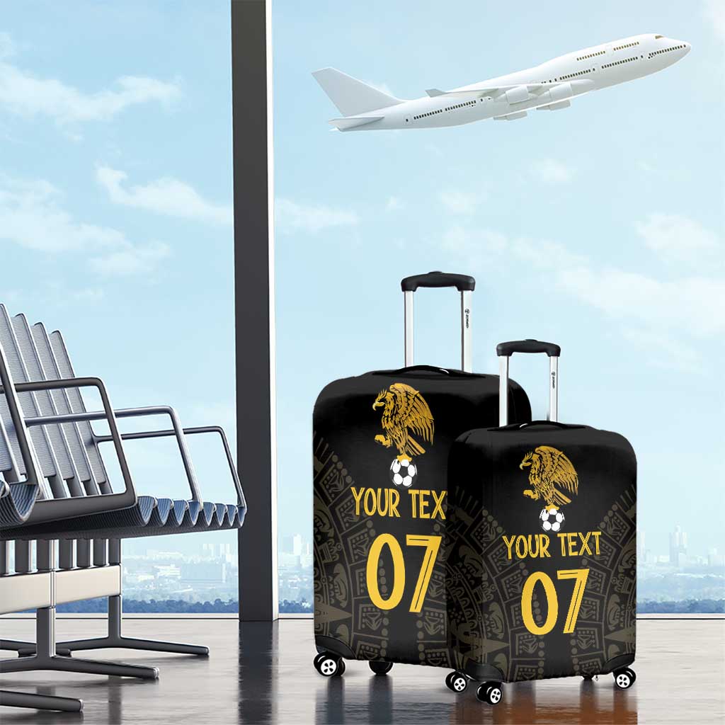 Mexico Football Custom Luggage Cover Viva Mexicana Aztec Inspired