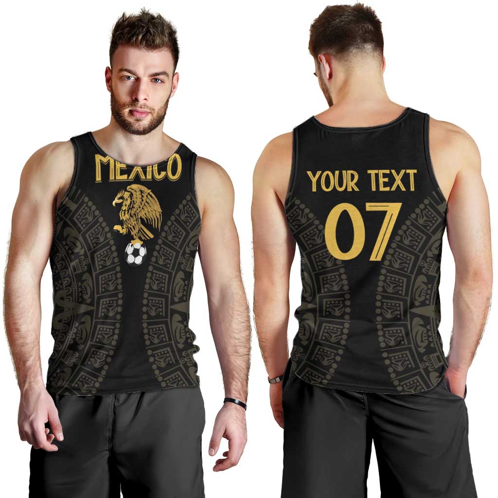 Mexico Football Custom Men Tank Top Viva Mexicana Aztec Inspired