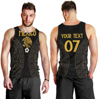 Mexico Football Custom Men Tank Top Viva Mexicana Aztec Inspired