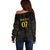 Mexico Football Custom Off Shoulder Sweater Viva Mexicana Aztec Inspired