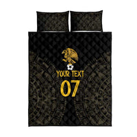Mexico Football Custom Quilt Bed Set Viva Mexicana Aztec Inspired