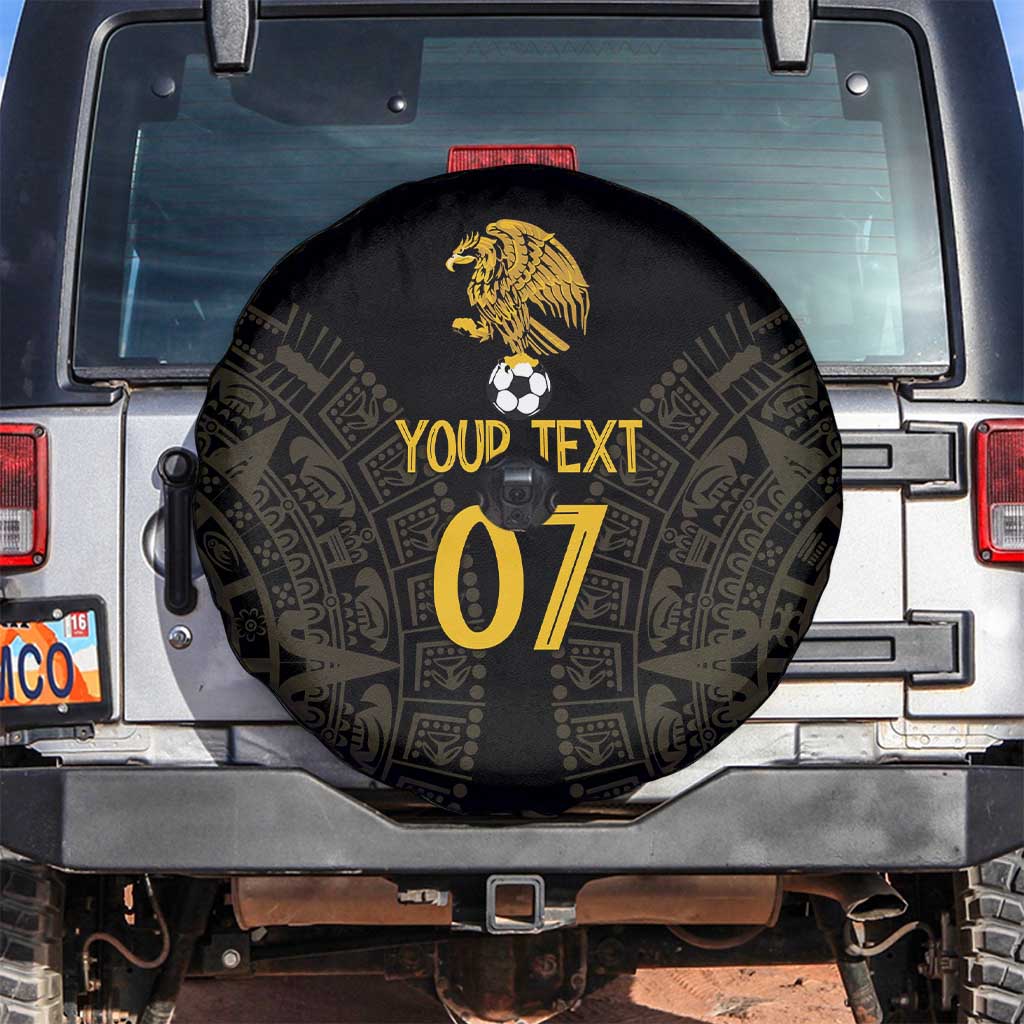Mexico Football Custom Spare Tire Cover Viva Mexicana Aztec Inspired