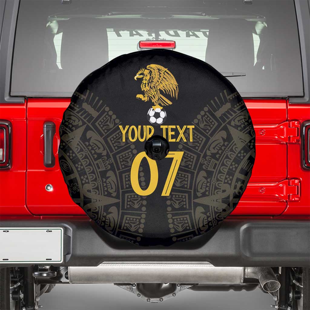 Mexico Football Custom Spare Tire Cover Viva Mexicana Aztec Inspired