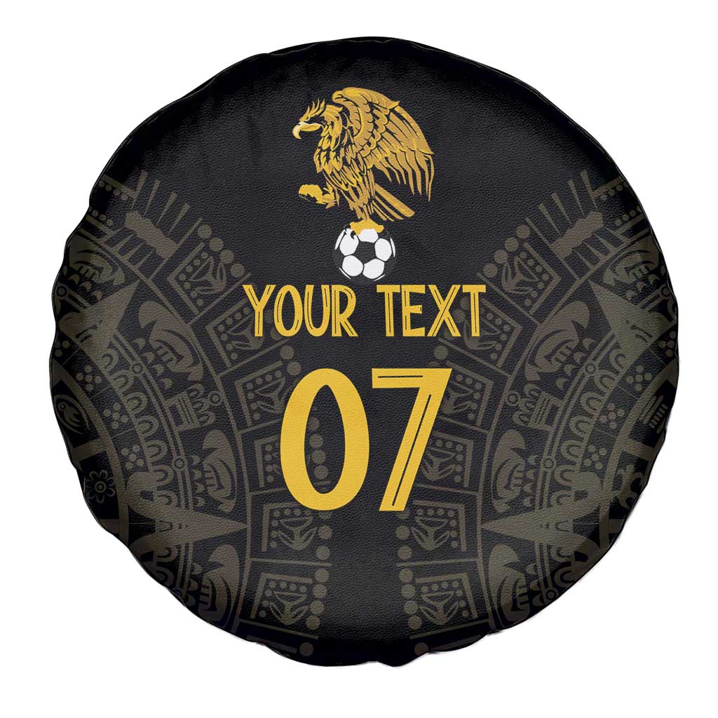 Mexico Football Custom Spare Tire Cover Viva Mexicana Aztec Inspired