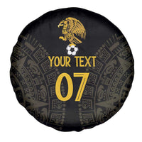 Mexico Football Custom Spare Tire Cover Viva Mexicana Aztec Inspired