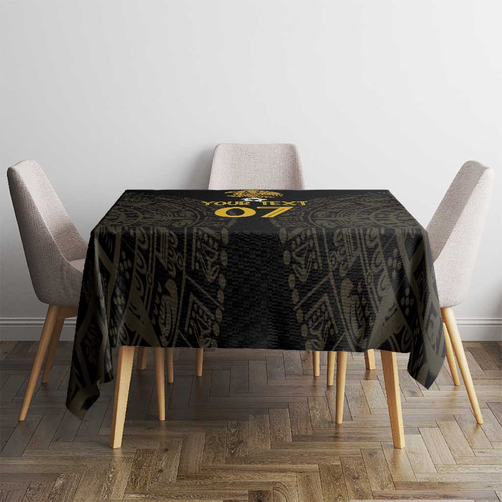 Mexico Football Custom Tablecloth Viva Mexicana Aztec Inspired