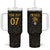 Mexico Football Custom Tumbler With Handle Viva Mexicana Aztec Inspired