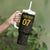 Mexico Football Custom Tumbler With Handle Viva Mexicana Aztec Inspired