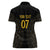 Mexico Football Custom Women Polo Shirt Viva Mexicana Aztec Inspired